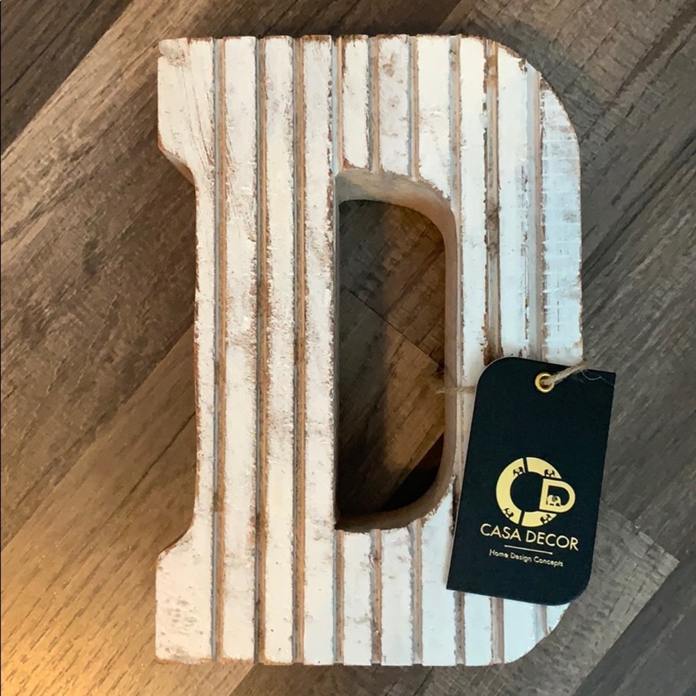 Wooden Letter D 💙